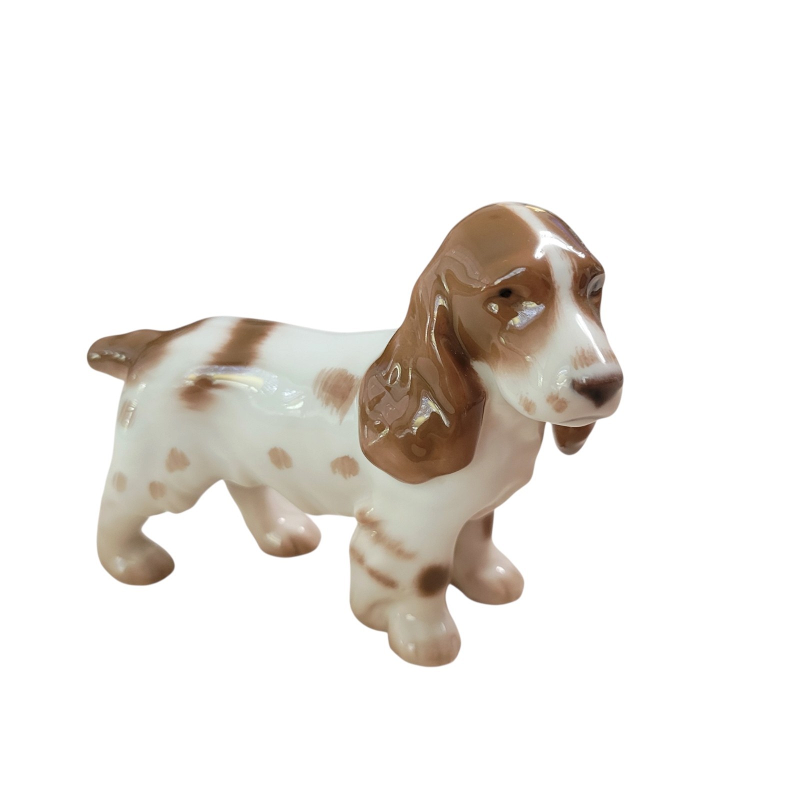 Bing and Grondahl B&G Danish Standing at Attention Cocker Spaniel Figurine #2172