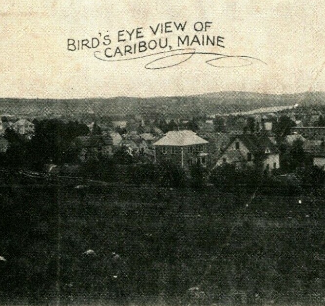 Birds Eye View of Caribou Maine  Maine ME 1900s UDB  Postcard UNP