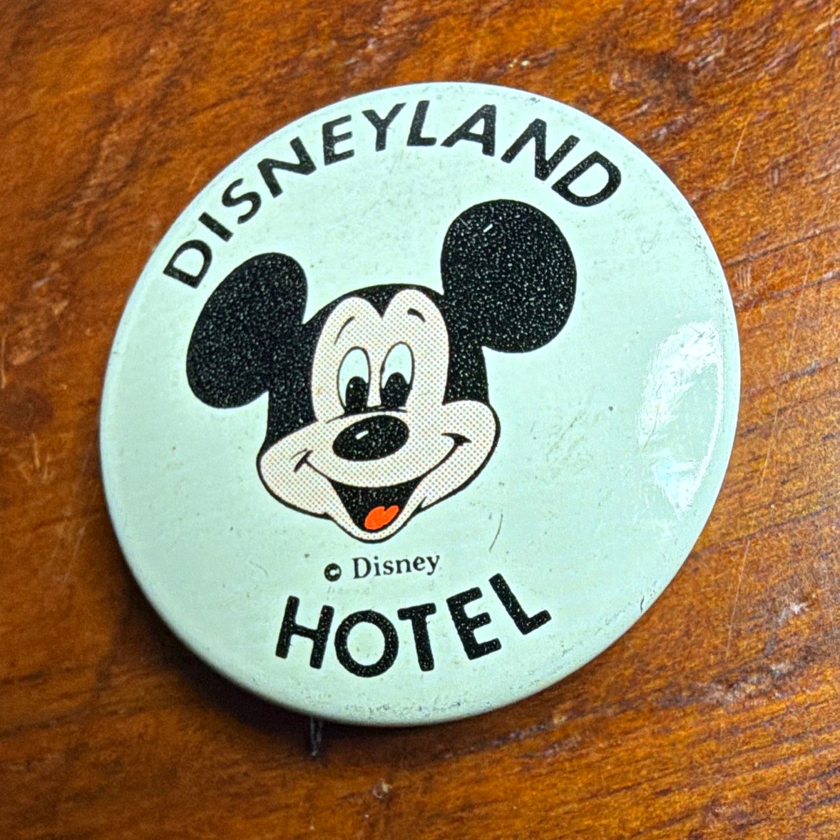 Vintage Disneyland Hotel Mickey Mouse Pinback Button 1970s 1980s Retro Disney Vintage Disneyland Hotel Mickey Mouse Pinback Button 1970s 1980s Retro Disney