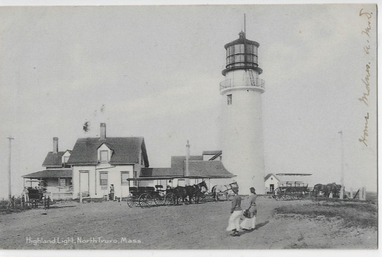 HIGHLAND LIGHT NORTH TRURO, MASS, CAPE COD MA pre 1907 Rotograph Co. Pbl.