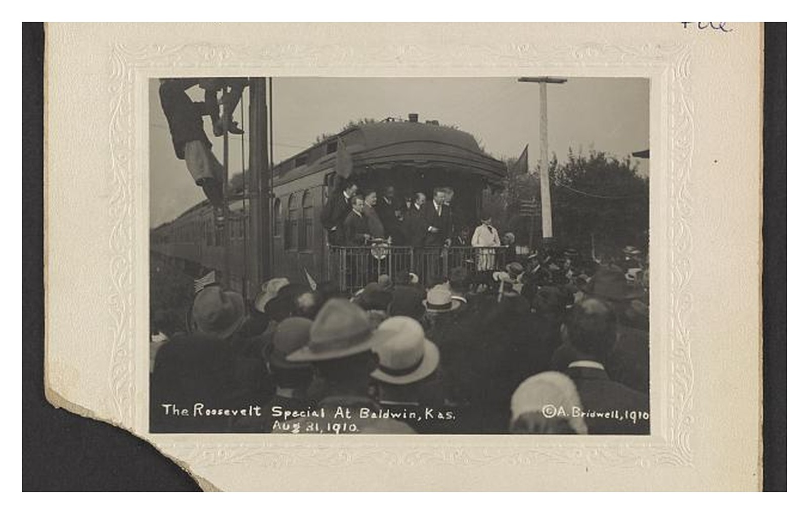 Baldwin Kansas Train Speech Standard Postcard Baldwin Kansas Train Speech Standard Postcard