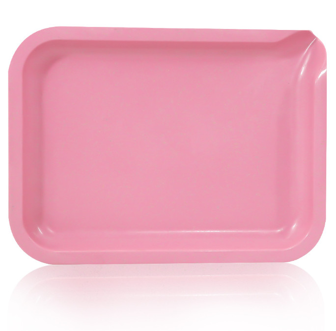 8X6'' Small Plant-Based Fiber Biodegradable Rolling Tray with Pouring Funnel 8X6'' Small Plant-Based Fiber Biodegradable Rolling Tray with Pouring Funnel