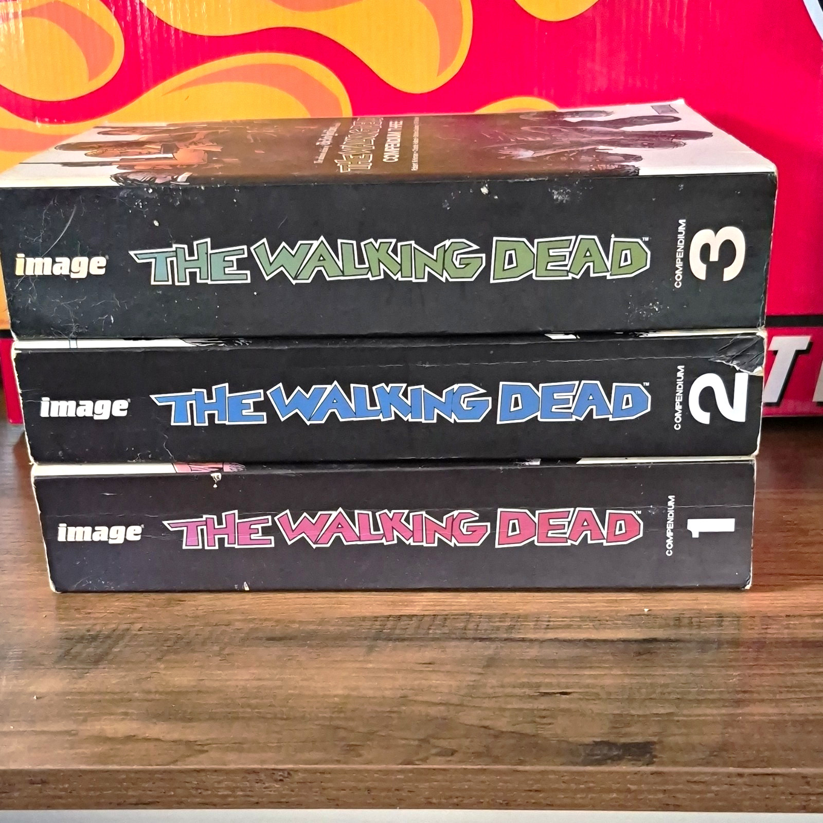 Image The Walking Dead Compendium 1-3 Paperback Set Lot of 3 Image The Walking Dead Compendium 1-3 Paperback Set Lot of 3