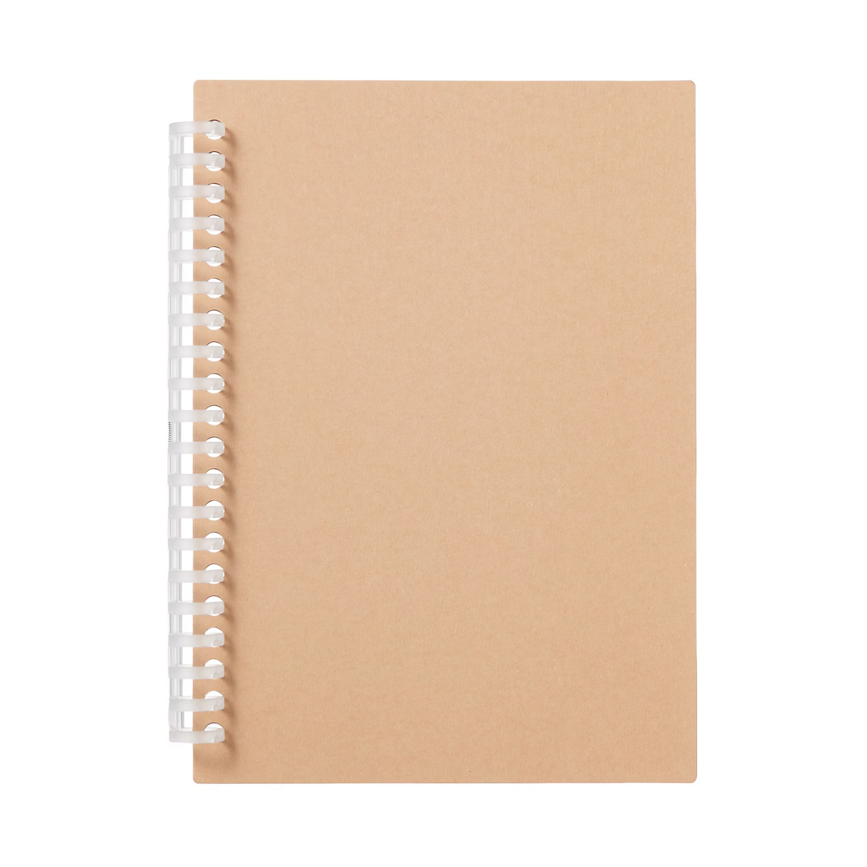 MUJI Refillable Notebook, Main Body, Kraft Cover A5 Size, 20 Holes, Beige MUJI Refillable Notebook, Main Body, Kraft Cover A5 Size, 20 Holes, Beige