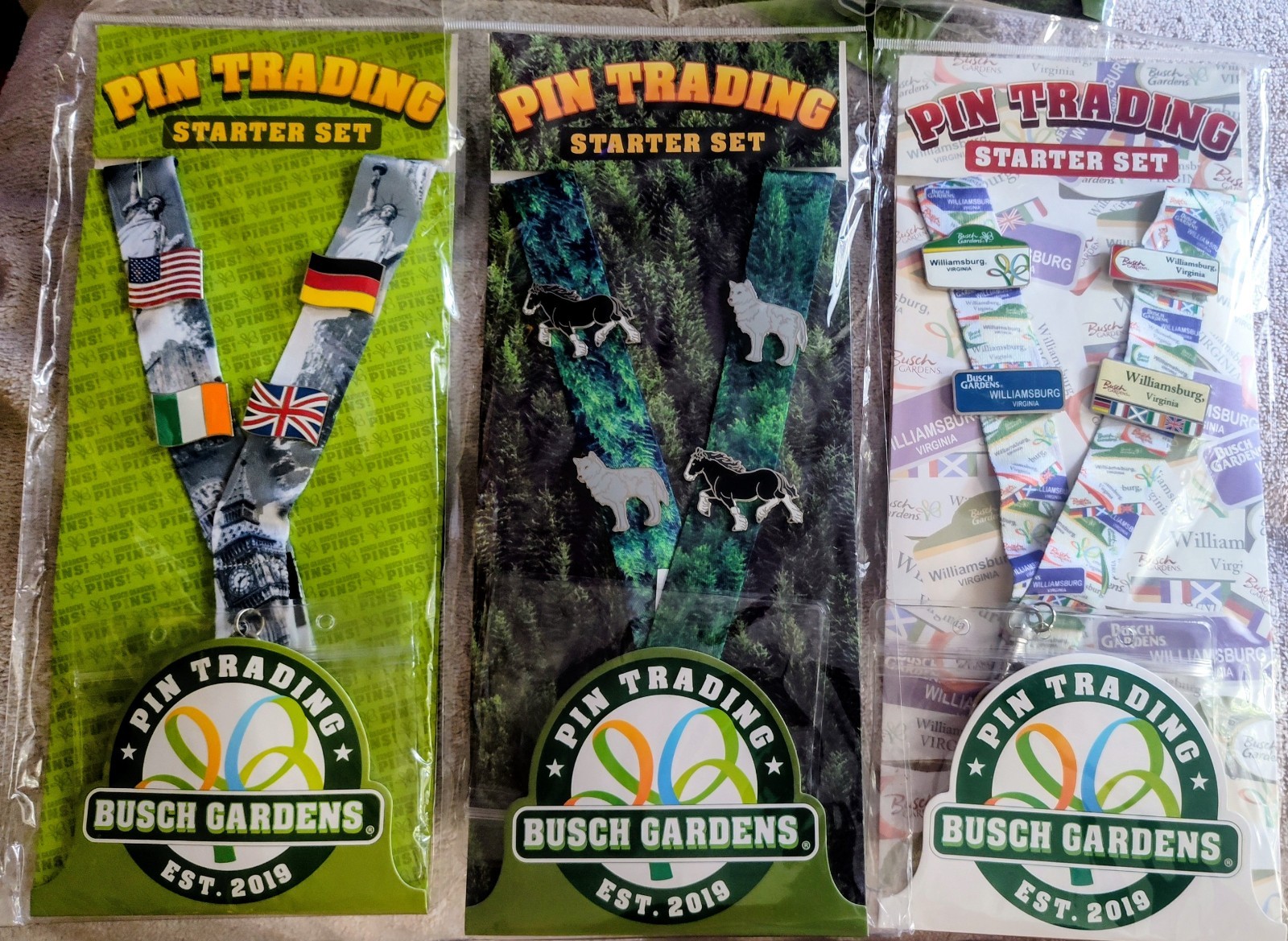 Vintage BUSCH GARDENS TRADING PIN New 2019 Flags , Animals, & Destinations. Vintage BUSCH GARDENS TRADING PIN New 2019 Flags , Animals, & Destinations.