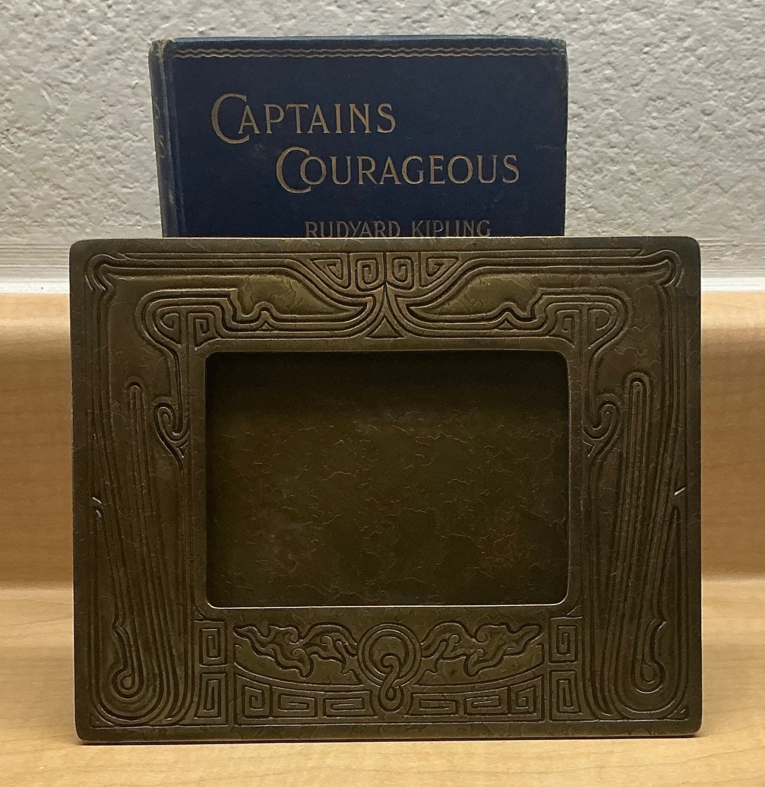 Tiffany Studios Chinese “small” calendar frame, #1860, c. 1915, rarity 4 Tiffany Studios Chinese “small” calendar frame, #1860, c. 1915, rarity 4
