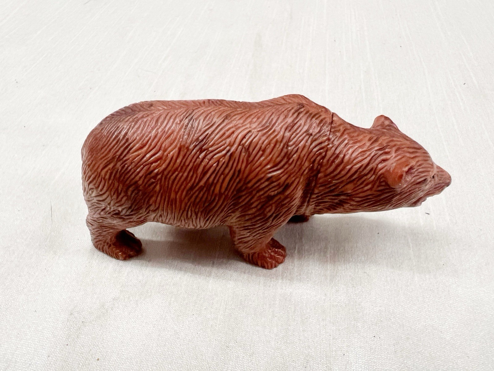 Brown Bear Figurine Collectible - Plastic Bear Animal Figurine vintage 4.5” Brown Bear Figurine Collectible - Plastic Bear Animal Figurine vintage 4.5”