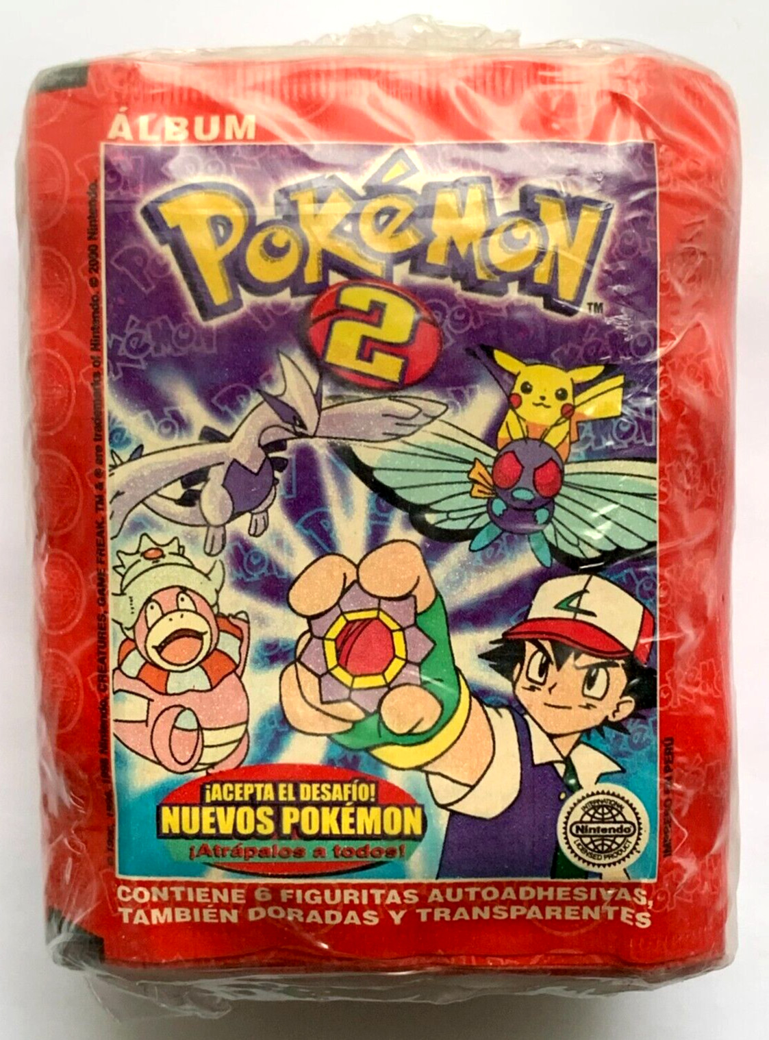 1999 POKEMON 2 PERU Navarrete Cromo - BOX (50 SEALED PACK) Ash Ketchum Pikachu