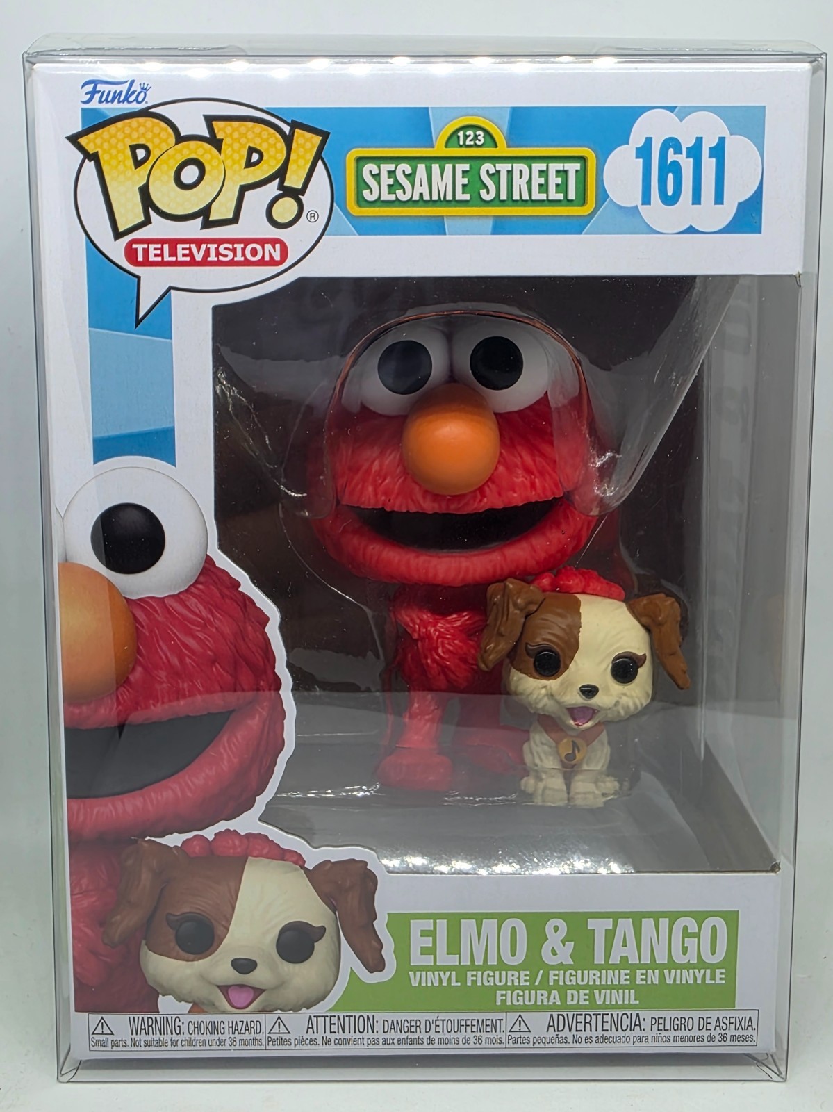 FUNKO POP TELEVISION 123 SESAME STREET ELMO & TANGO #1611 VINYL FIGURE