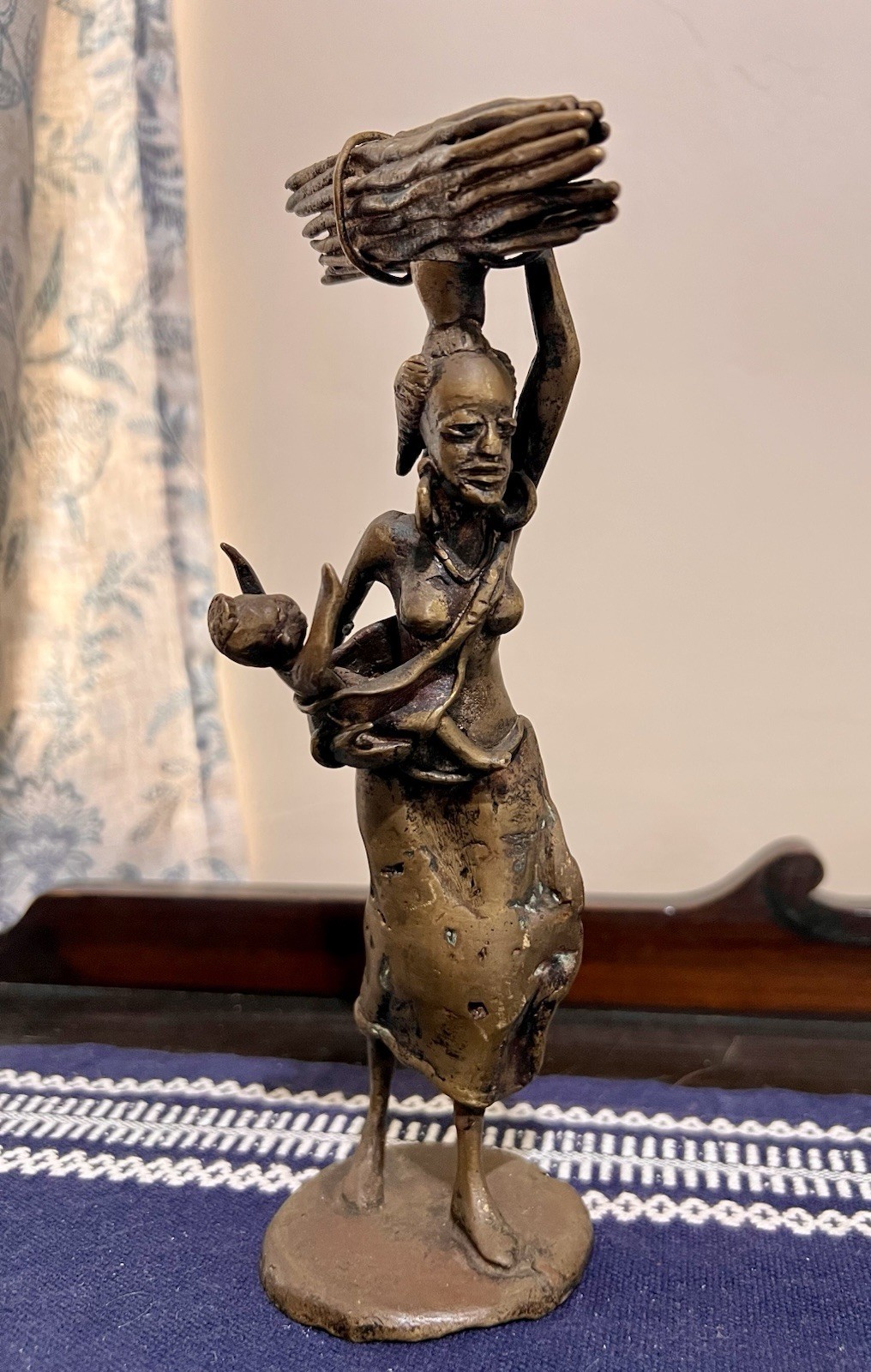 Vintage Bronze African Tribal 9\ Vintage Bronze African Tribal 9\