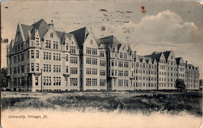 Vintage Postcard University Chicago IL Illinois 1909                       F-467