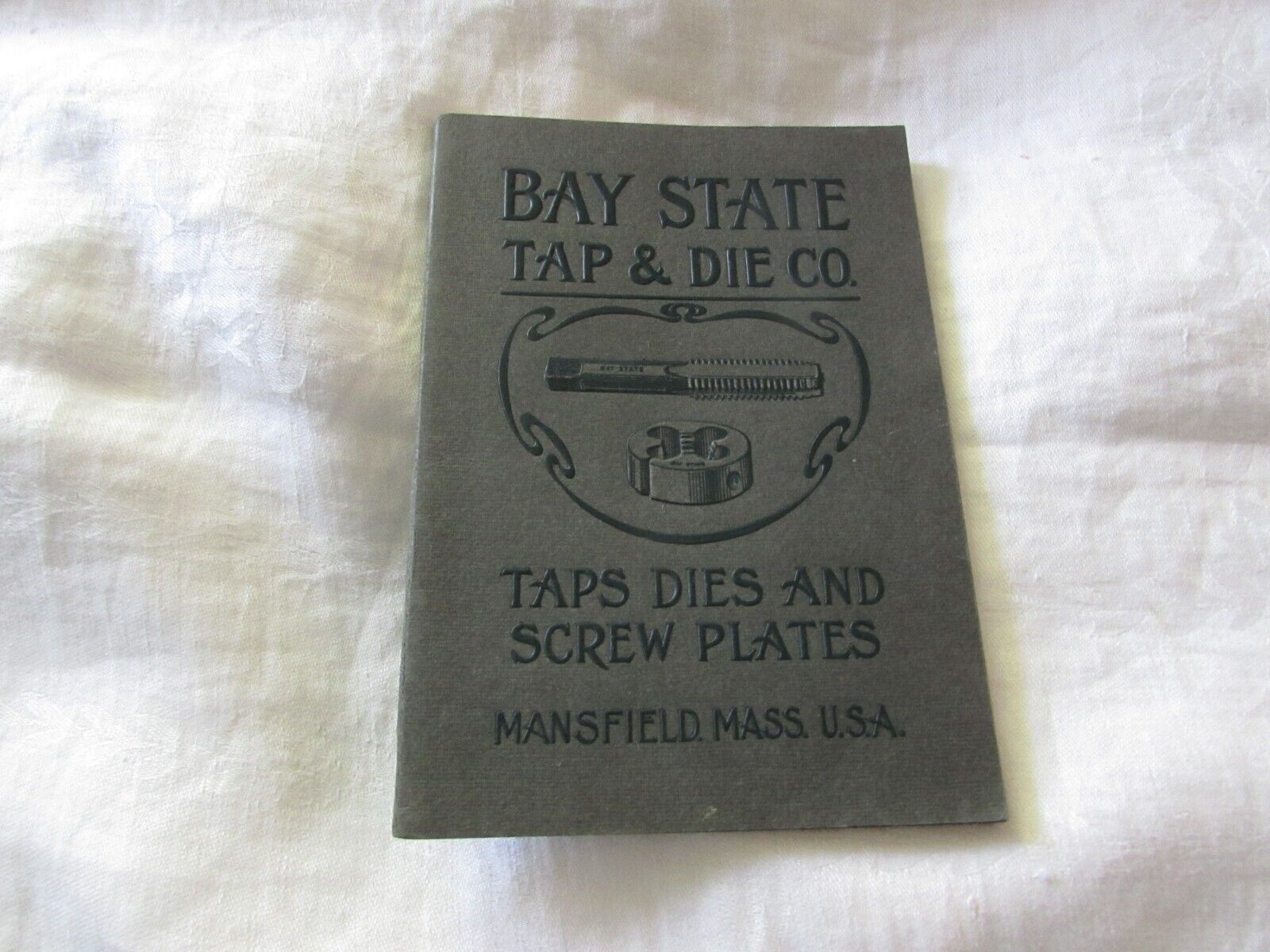 Antique 1917 taps dies & screws industrialCATALOG Bay State Tap & Die tool illus