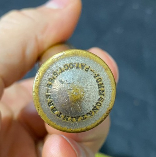 antique tool push drill patented 1869 Johnson & Tainter\'s brass vintage