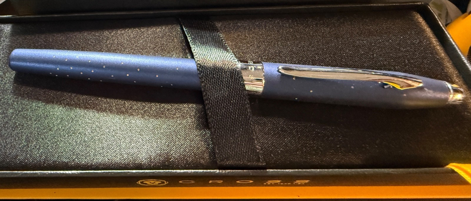 Cross Century III Matte Blue Galaxy of Stars Fountain Pen Fine nib New Retired Cross Century III Matte Blue Galaxy of Stars Fountain Pen Fine nib New Retired