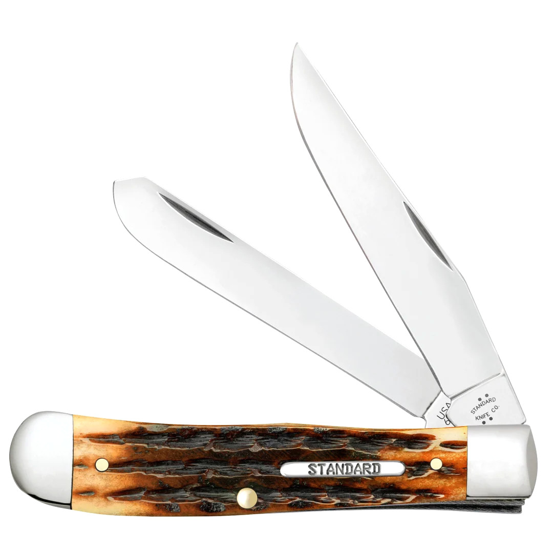 Case xx Knives Trapper Heritage Dark Molasses Bone 11044 Stainless Knife