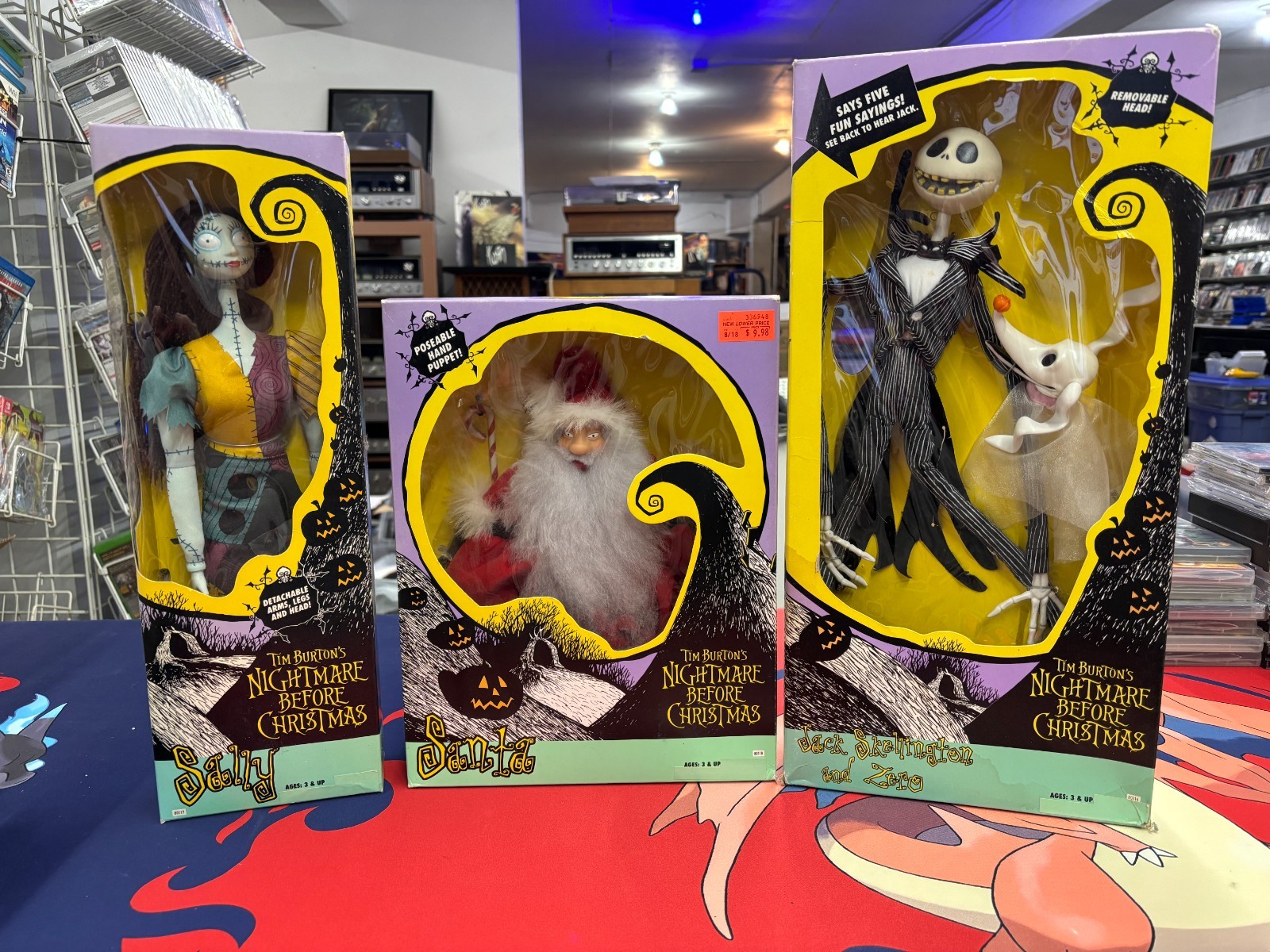 Vintage 1993 Nightmare Before Christmas Hasbro Set of 9 NIB Figures Vintage 1993 Nightmare Before Christmas Hasbro Set of 9 NIB Figures