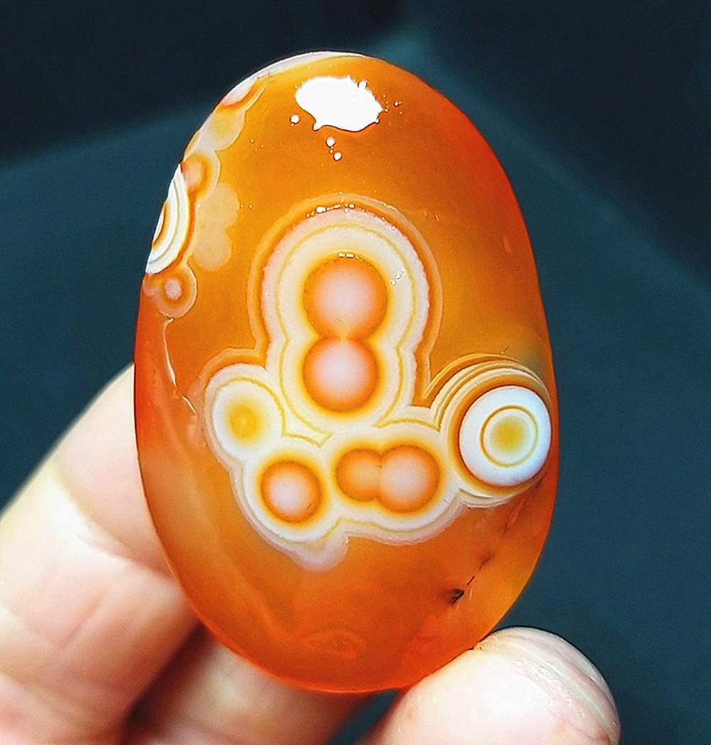 Rare 13G Natural Gobi Agate Eyes Agate/stone Madagascar CB1602