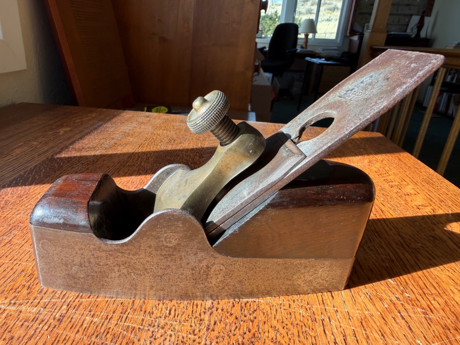 Dovetailed Infill Smoothing Plane marked Buck Dovetailed Infill Smoothing Plane marked Buck