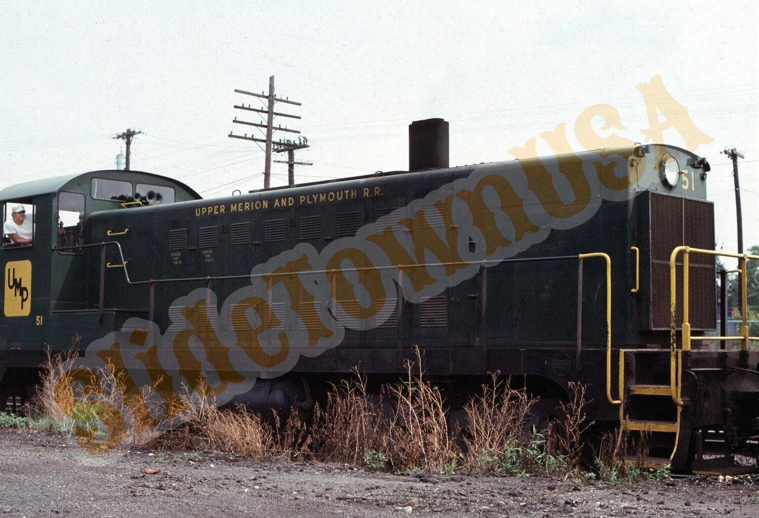 Vtg 1974 Train Slide 51 Upper Merion & Plymouth RR Engine Swedeland PA Y1E078 Vtg 1974 Train Slide 51 Upper Merion & Plymouth RR Engine Swedeland PA Y1E078