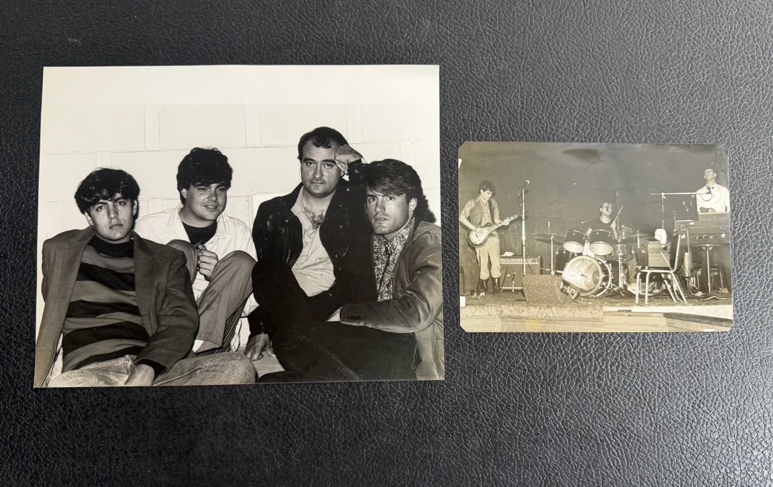 ⁠The Clints Vintage 1980s Band Promo Photos Lot Live Concert Stage Snapshot⁠