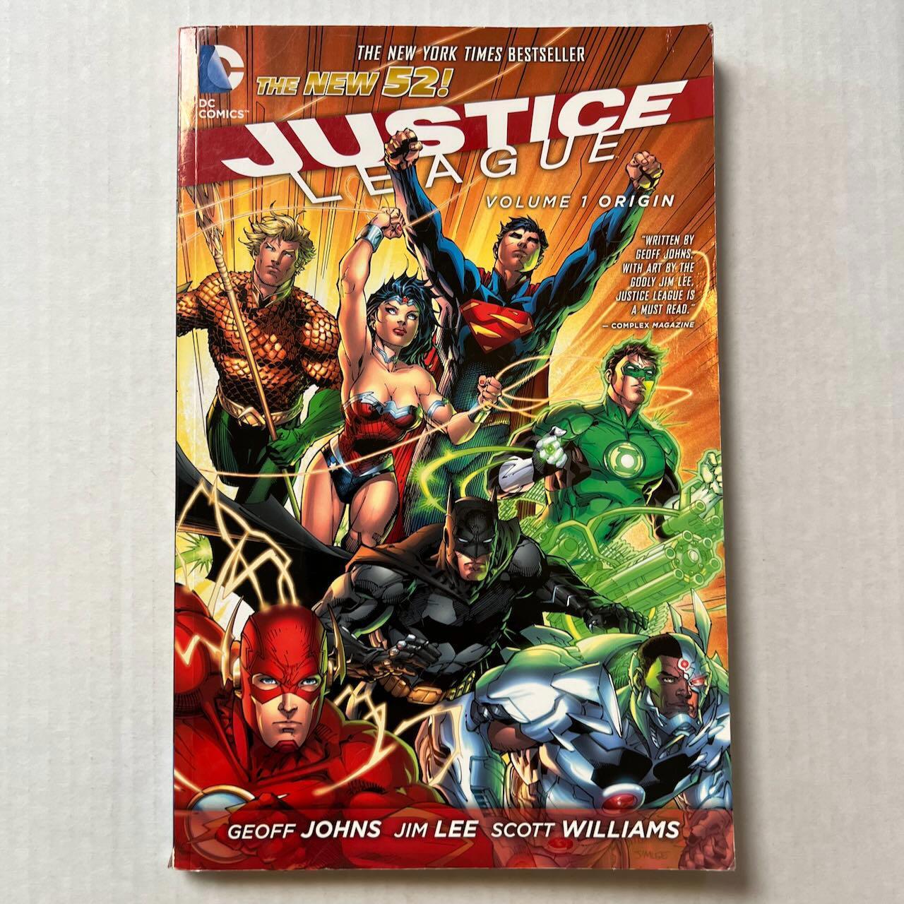 Justice League Vol 1 ORIGIN The New 52 Hardcover HC Very Good