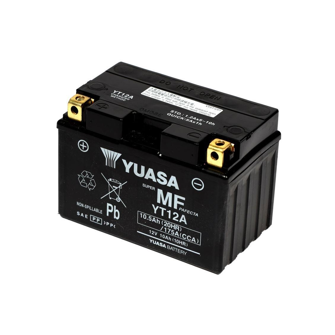 Yuasa Battery YT12A(WC) To Fit Aprilia Tuono 1100cc 2015-2025