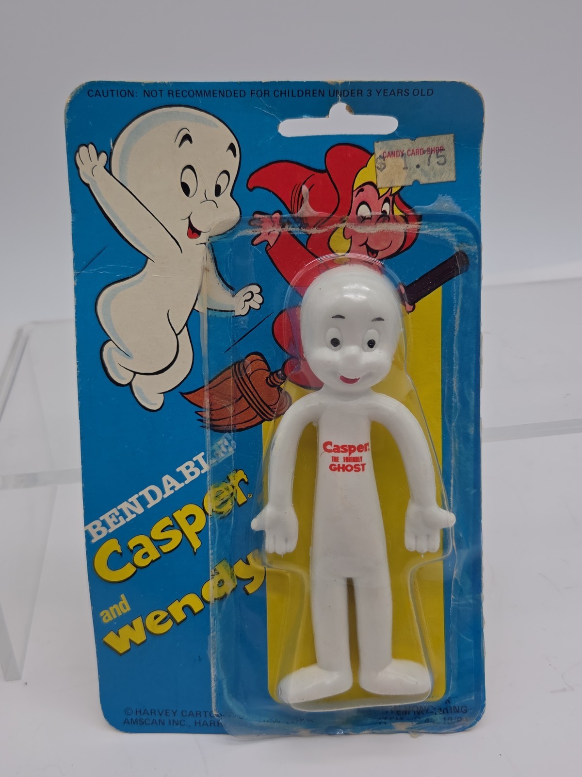 New Vintage 1979 Casper the Friendly Ghost PVC Bendable Figure – Harvey Cartoons