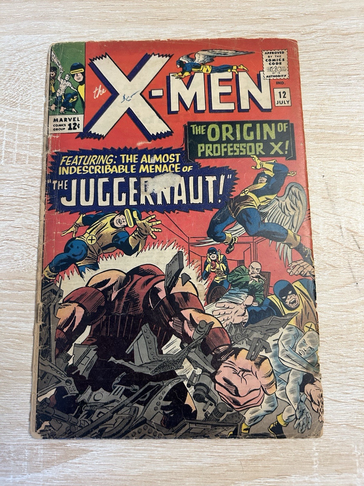 X-Men 12 1965 Marvel Comics 1st Juggernaut Origin Professor X Photos All  Pages