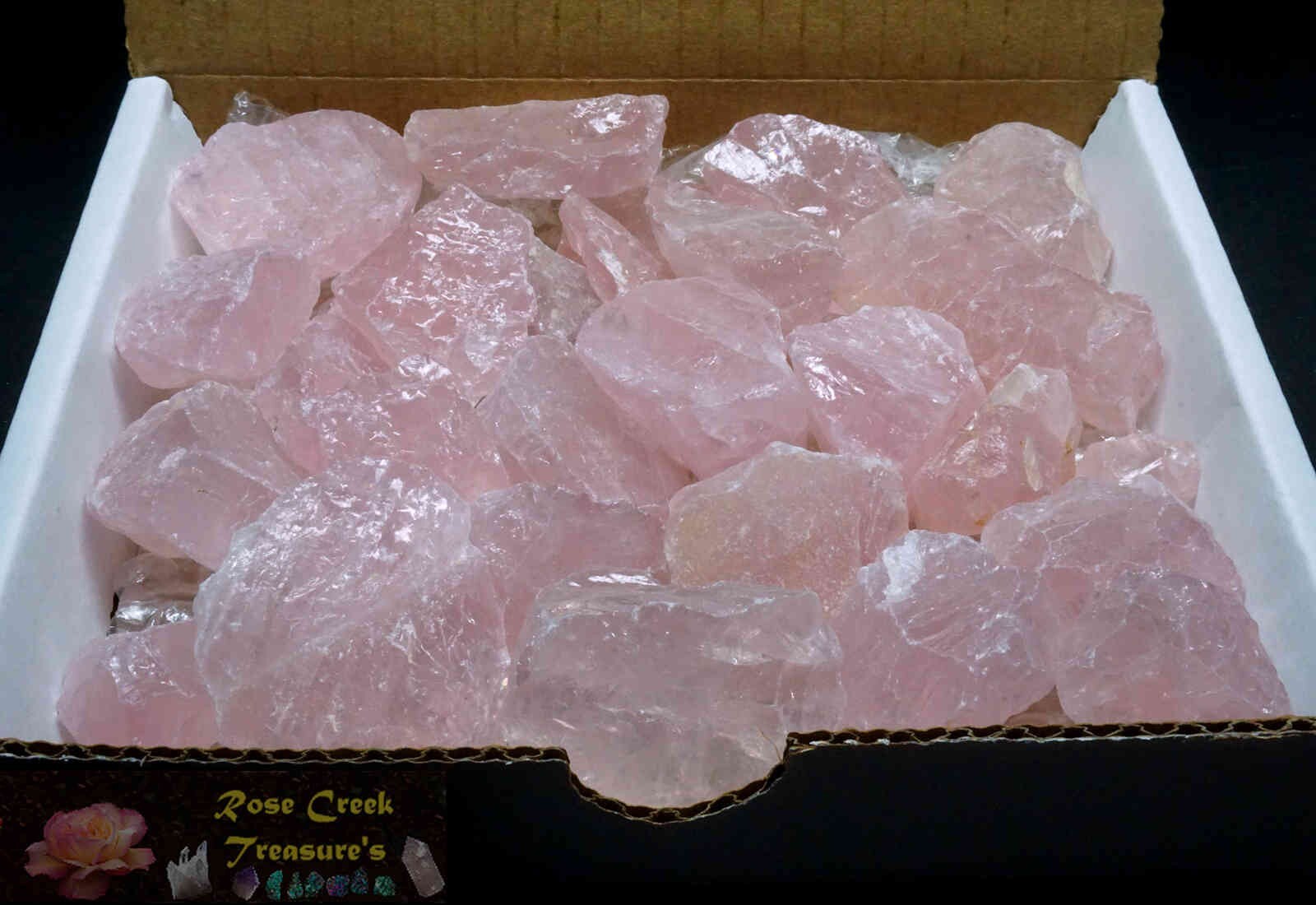 Rose Quartz 1 Lb Box Natural Pink Crystal Chunks Wholesale Raw Gemstones Rose Quartz 1 Lb Box Natural Pink Crystal Chunks Wholesale Raw Gemstones