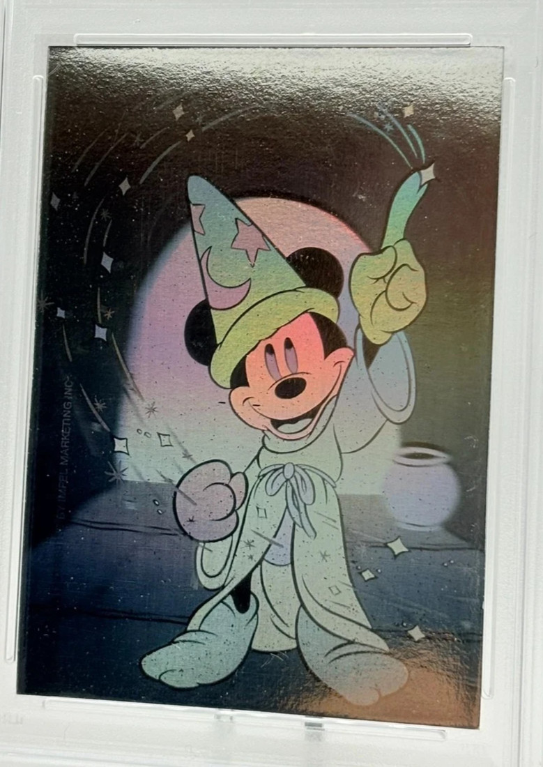 Disney Mickey Mouse 1991 Impel Hologram Fantasia Card MINT