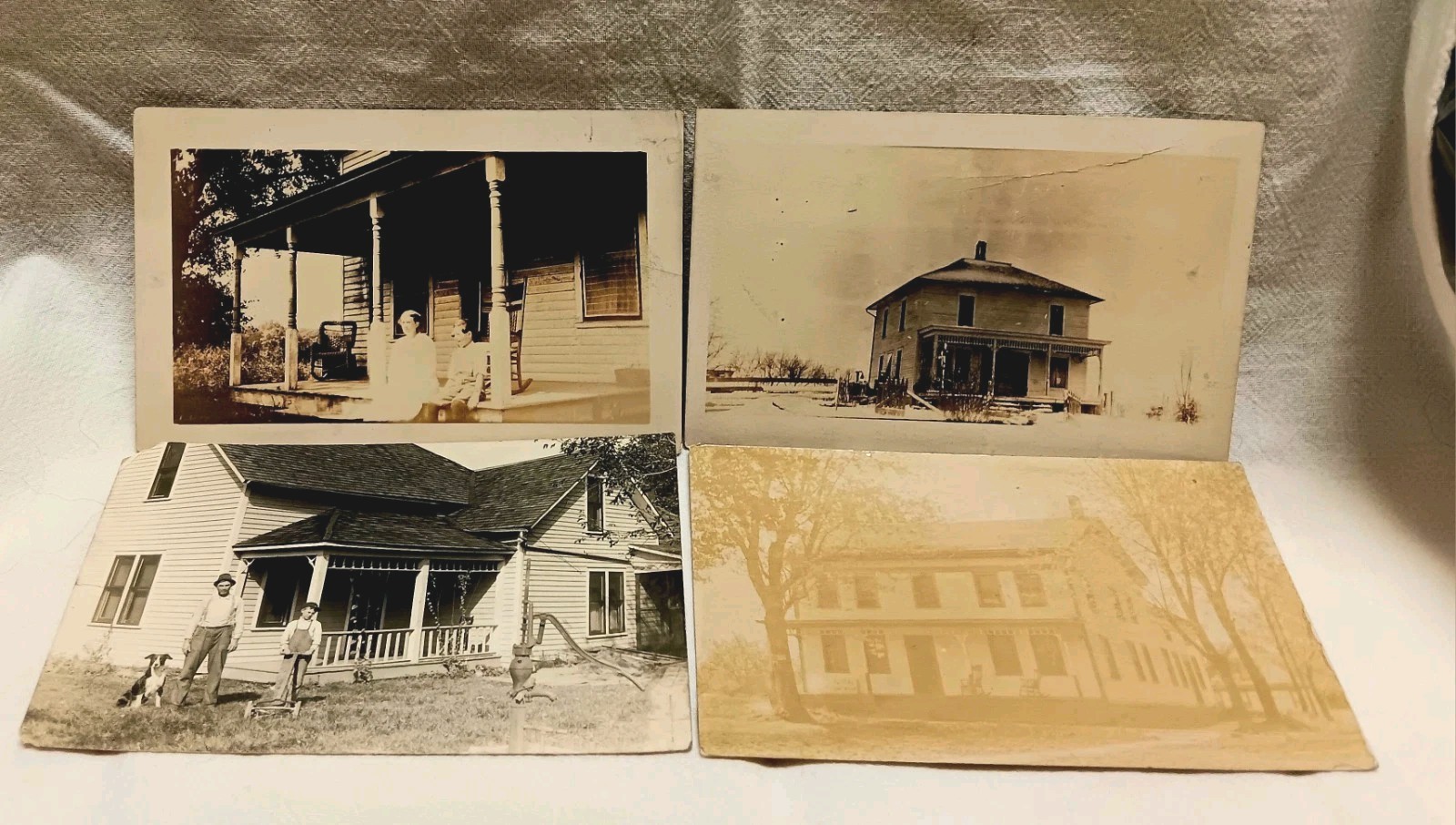 RPPC  Homes 4 Real Photo Post Cards 1907-1915; Good