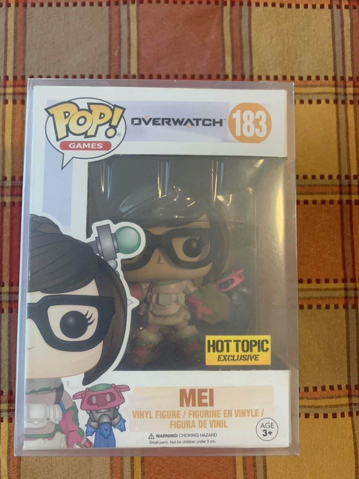 New Overwatch Mei Hot Topic Exclusive Pink Funko Pop Vinyl 183