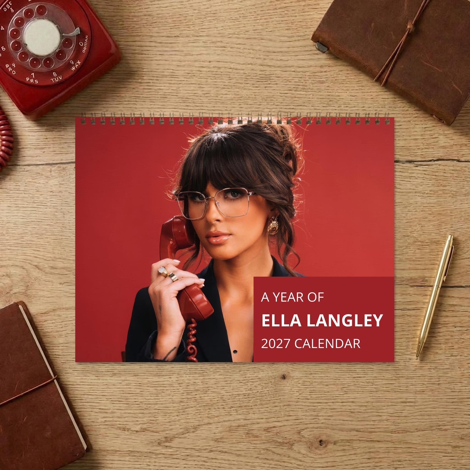 Ella Langley 2027 Wall Calendar, Country Music Fan Gift, Spiral Hanging Calendar Ella Langley 2027 Wall Calendar, Country Music Fan Gift, Spiral Hanging Calendar