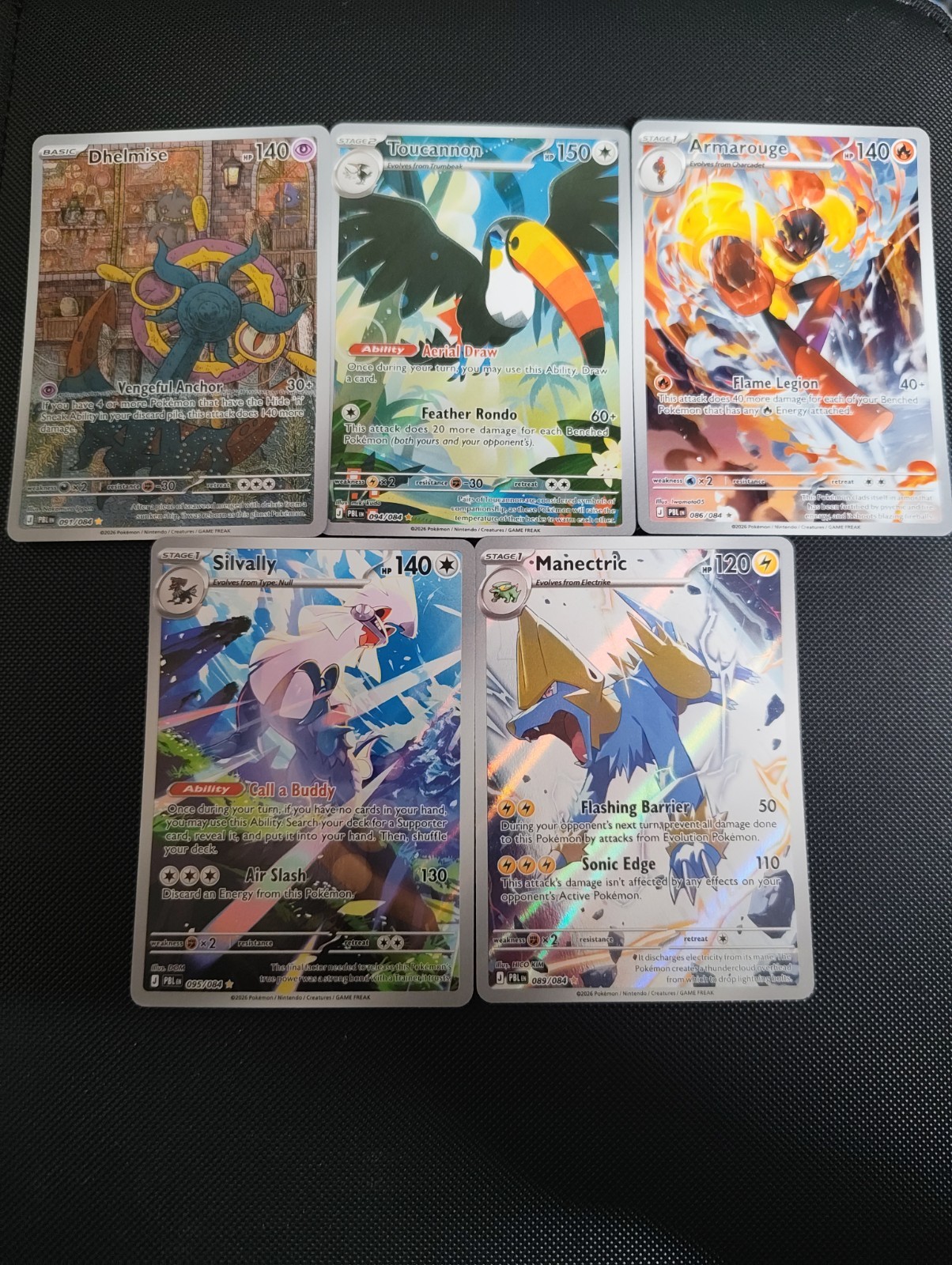 Pokémon Pitch Black Full Art Bundle English X5
