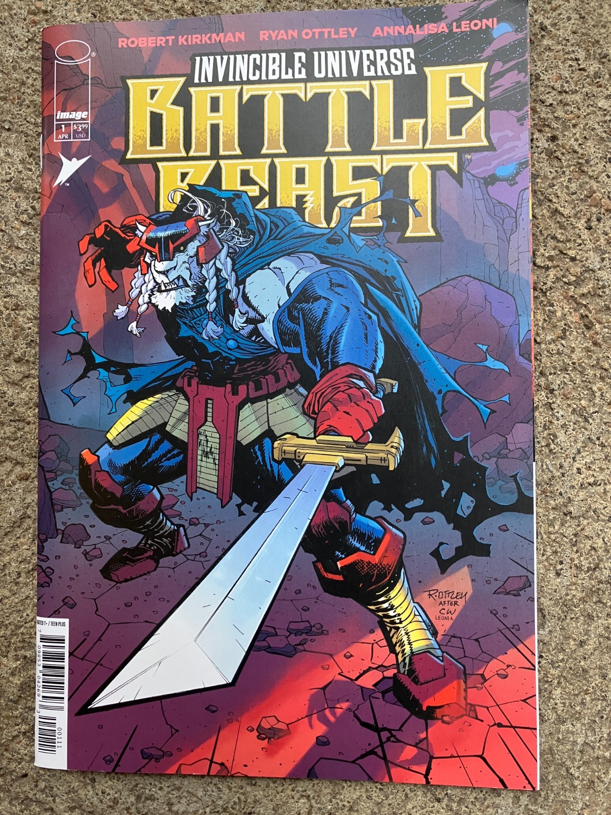 comic BATTLE BEAST 1 - first print origin Prince Salaka - Invincible Universe NM comic BATTLE BEAST 1 - first print origin Prince Salaka - Invincible Universe NM