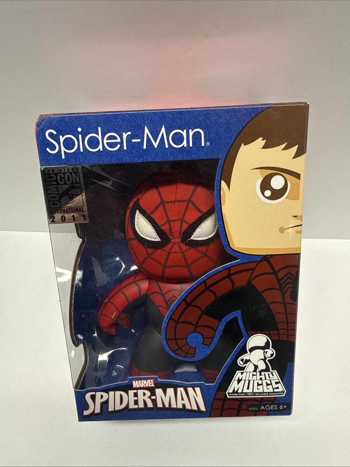 Hasbro Mighty Muggs SPIDER-MAN SDCC 2011 Exclusive SEALED Removable Mask