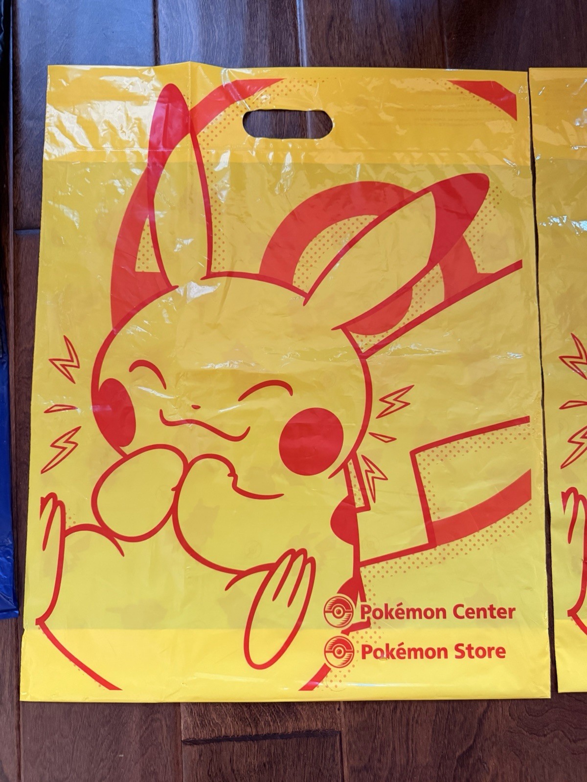 3x Pokemon Center Japan Plastic Shopping Bag And Promotional Pamphlets