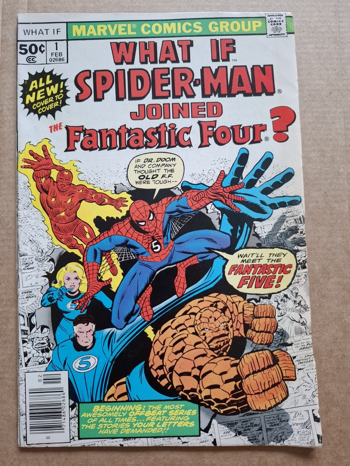 What If...? #1 VG/FN 1977 What If Spider-Man Had Joined the FF