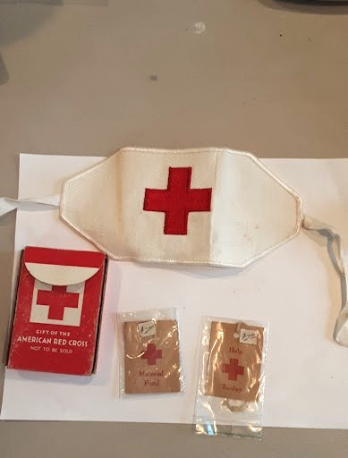 Vtg WWI 1918 American Red Cross Homefront Lot Armband Complete Card Deck Tags Vtg WWI 1918 American Red Cross Homefront Lot Armband Complete Card Deck Tags