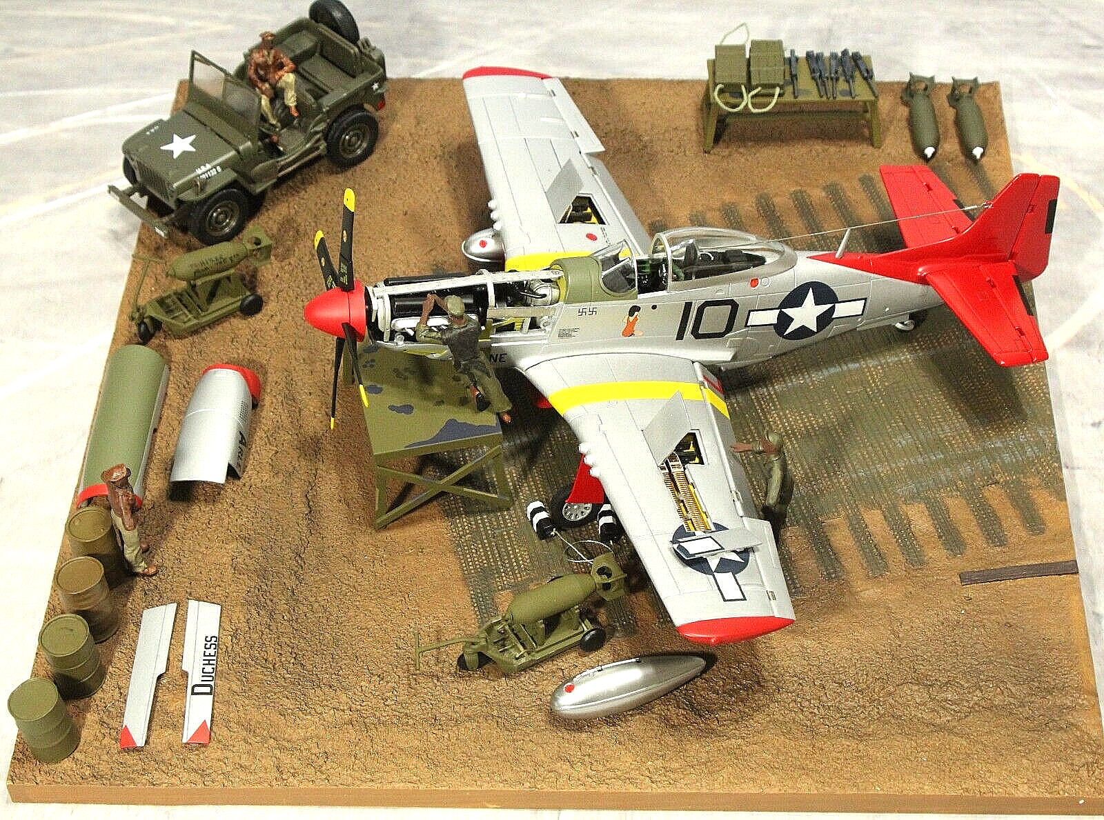GMP Models North American  P51D Mustang & Diorama  1:35 Scale EXTREMELY RARE
