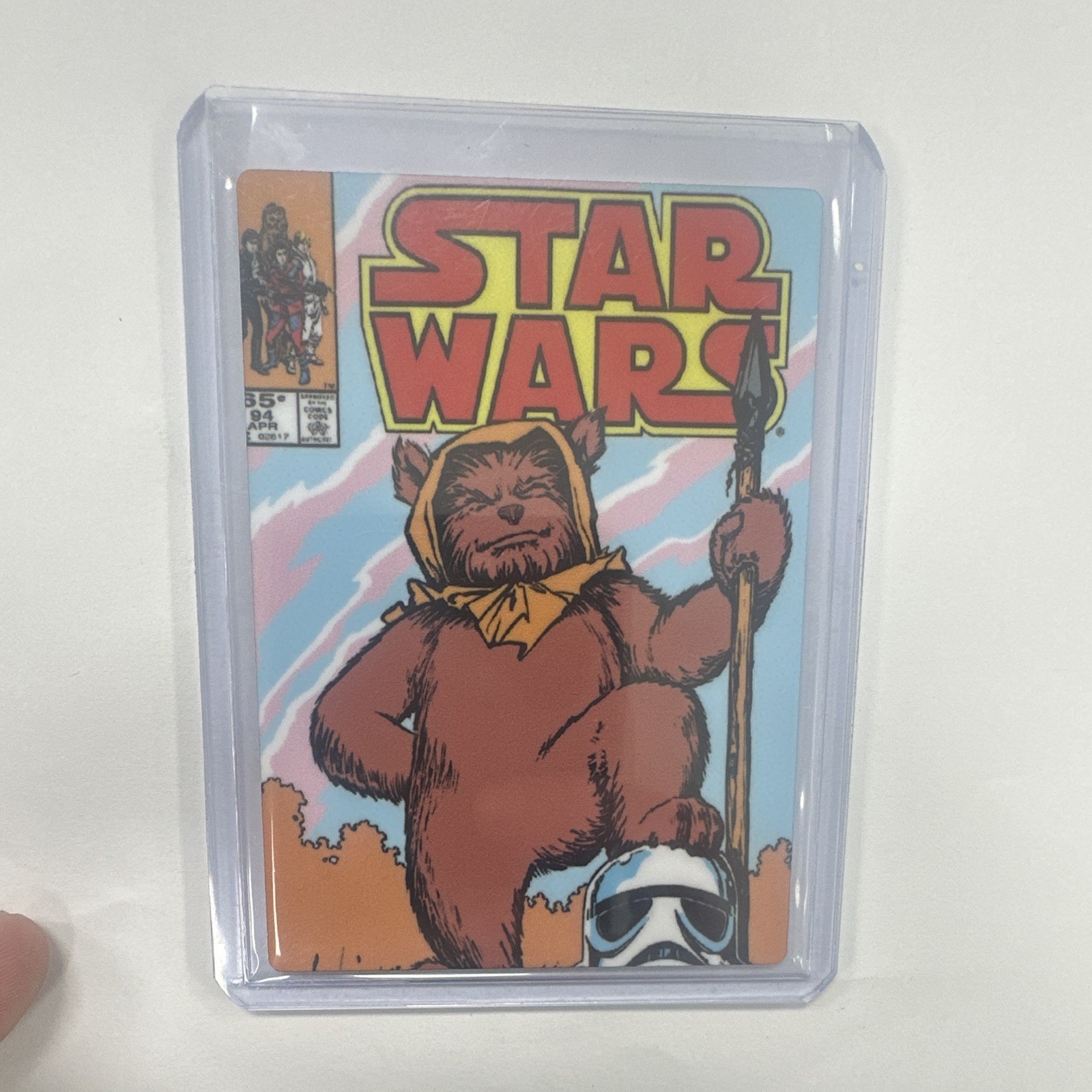 2024 Topps Star Wars Masterwork Star Wars #94 Metal Marvel Comic Cover 1/5