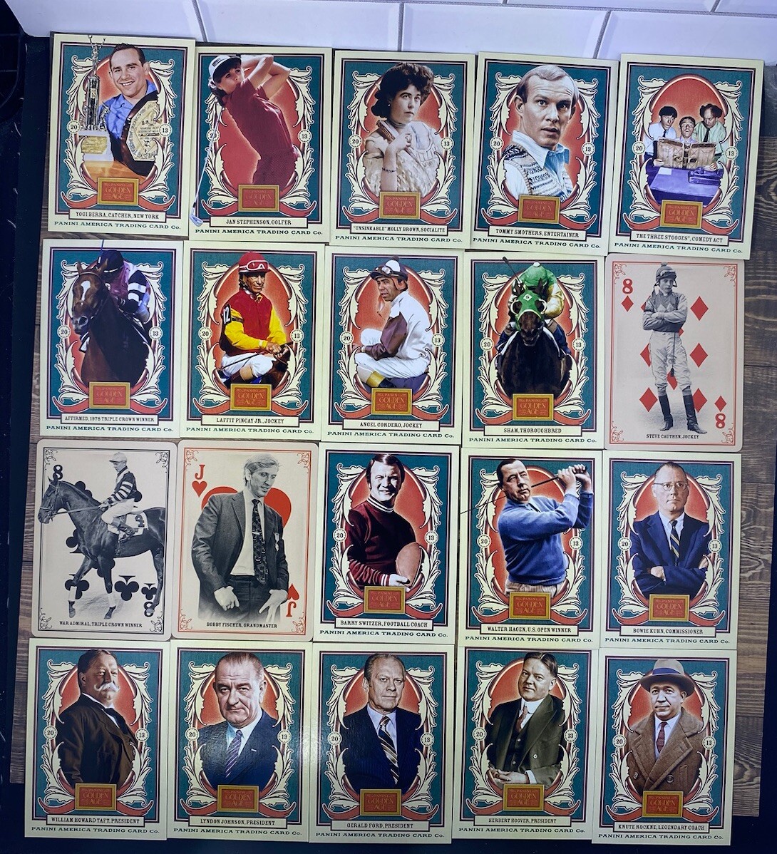 2013 Panini Golden Age Trading Card Lot