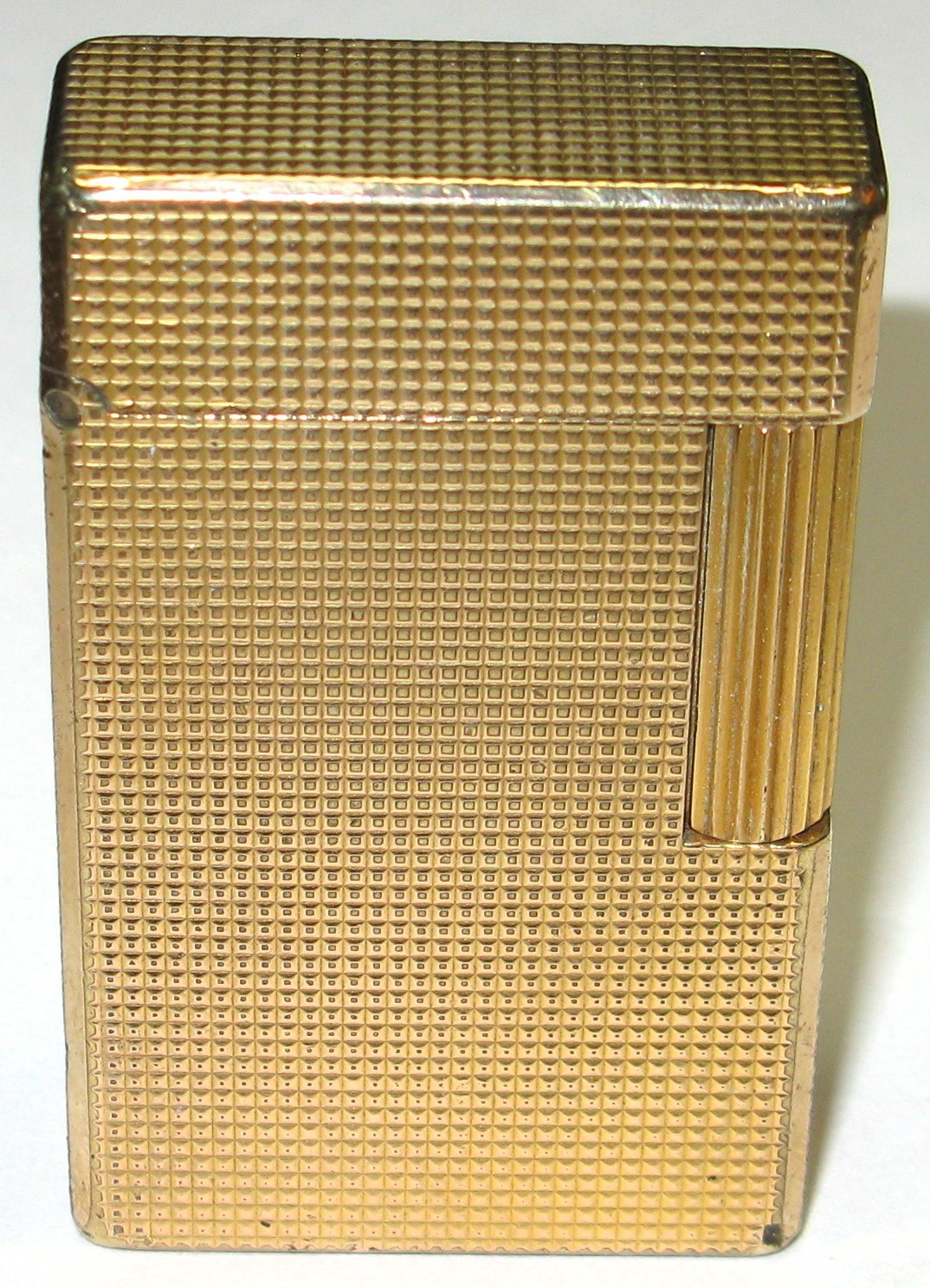 Vintage S.T. Dupont Ligne 1 Lighter Gold Plated 1970’s, Paris, France