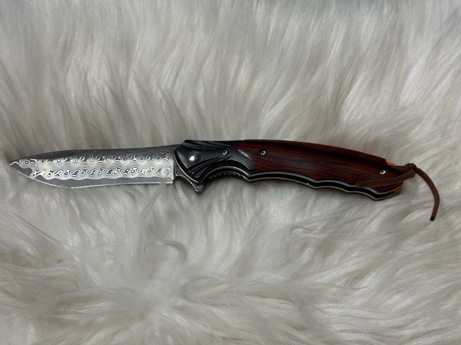 Sigma 67 Layer Damascus Steel Ball Bearing Folding Knife