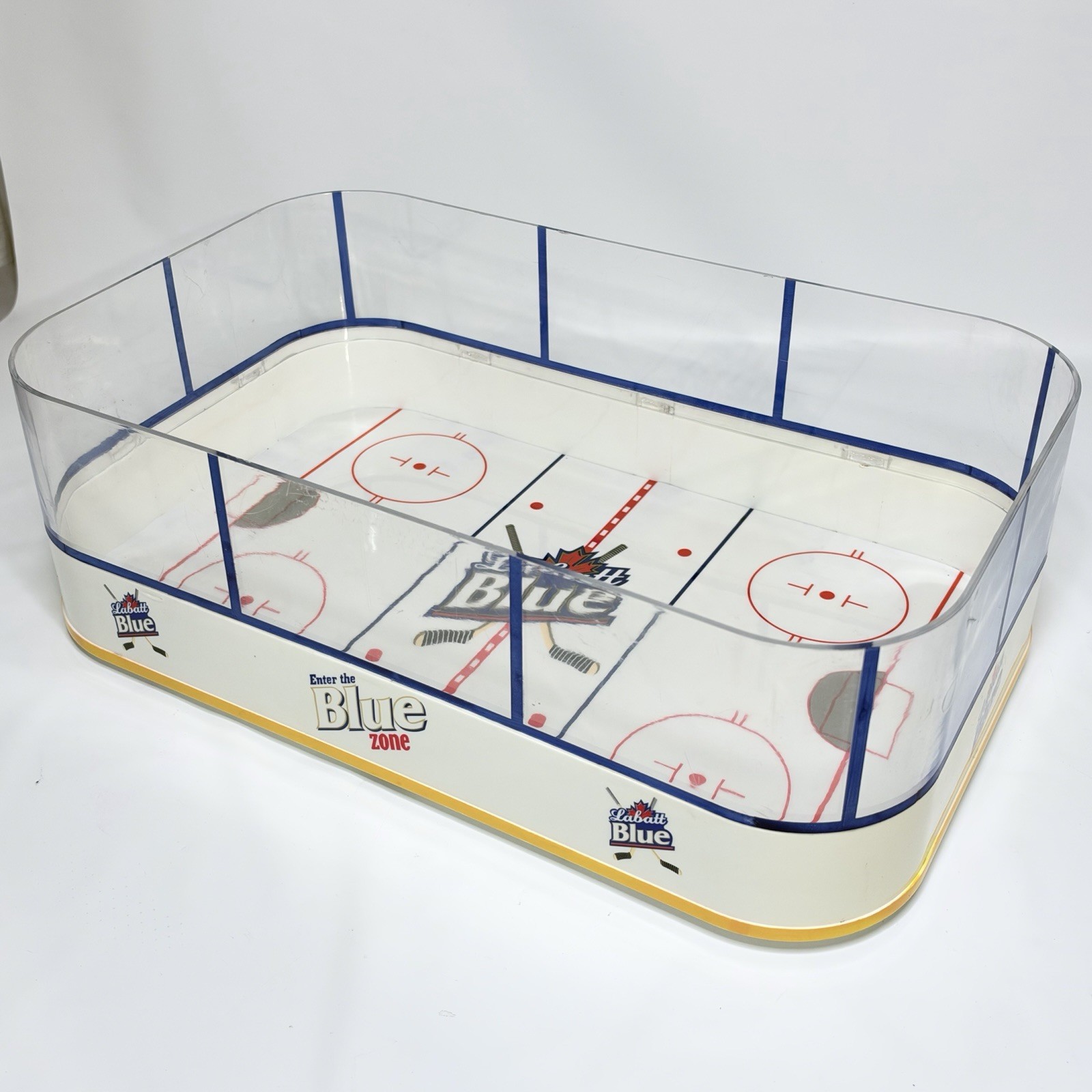 RARE Labatt Blue Miniature Hockey Rink Beer Serving Tray Store Display RARE Labatt Blue Miniature Hockey Rink Beer Serving Tray Store Display