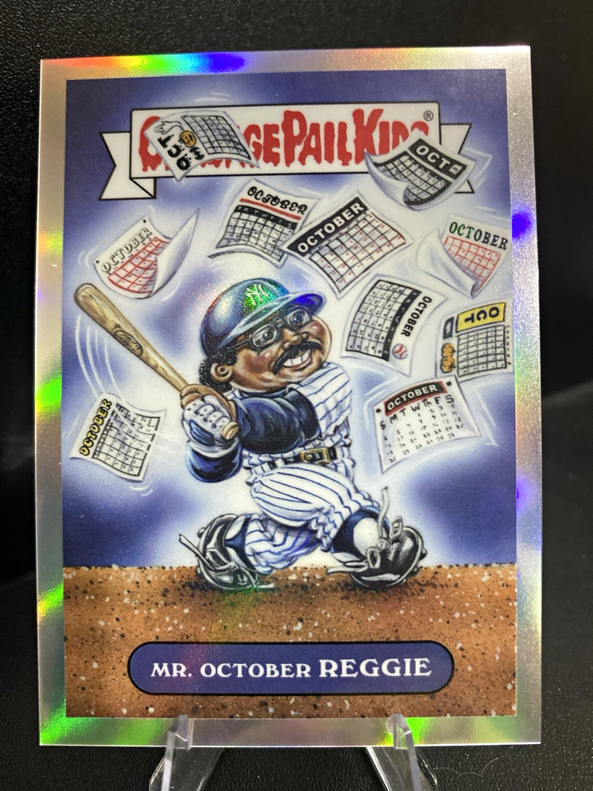Topps Garbage Pail Kids Chrome Cooperstown 2026 GPK-23 Mr. October Reggie