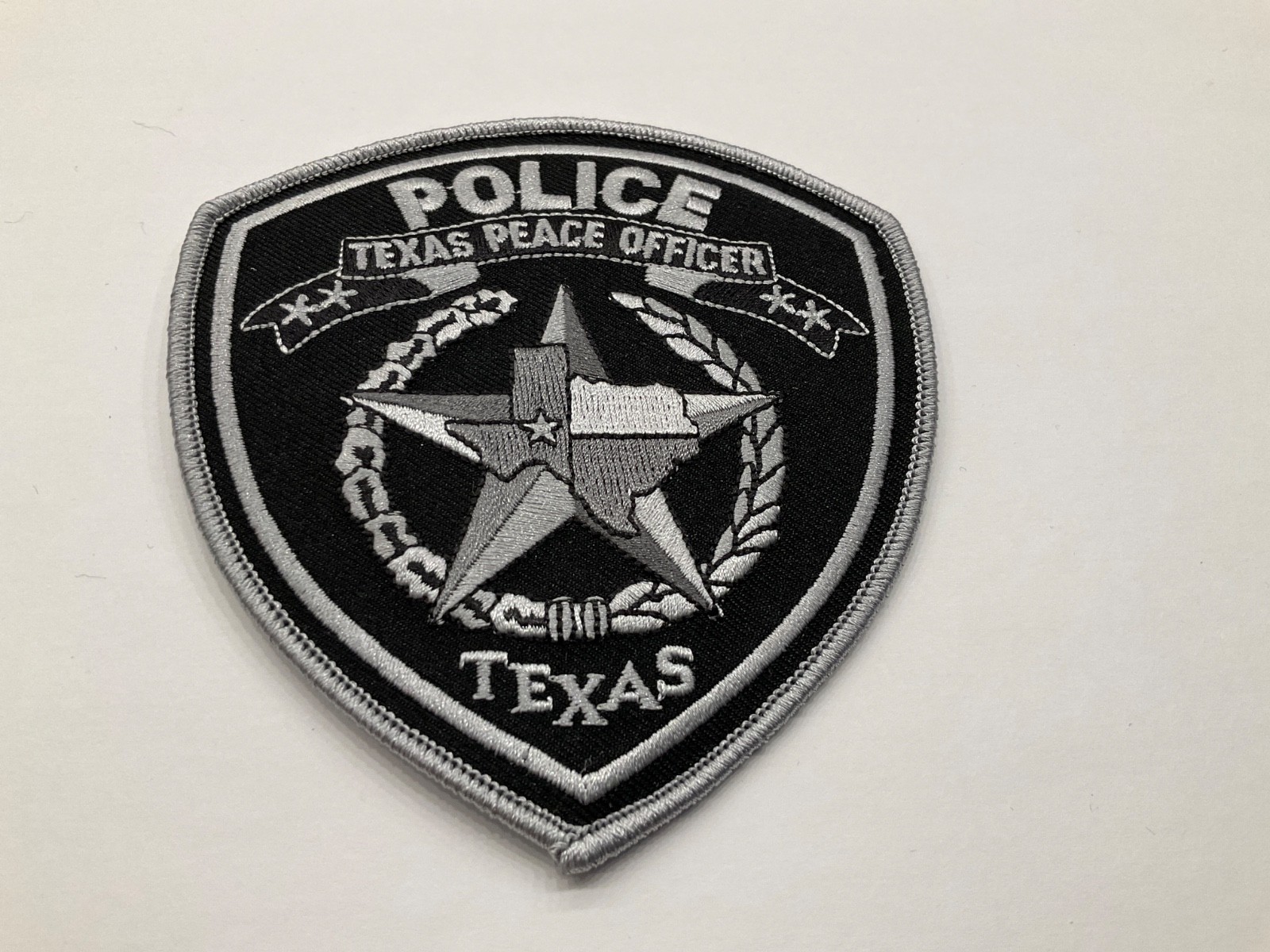 Black Backing Texas Peace Officer Police State TX