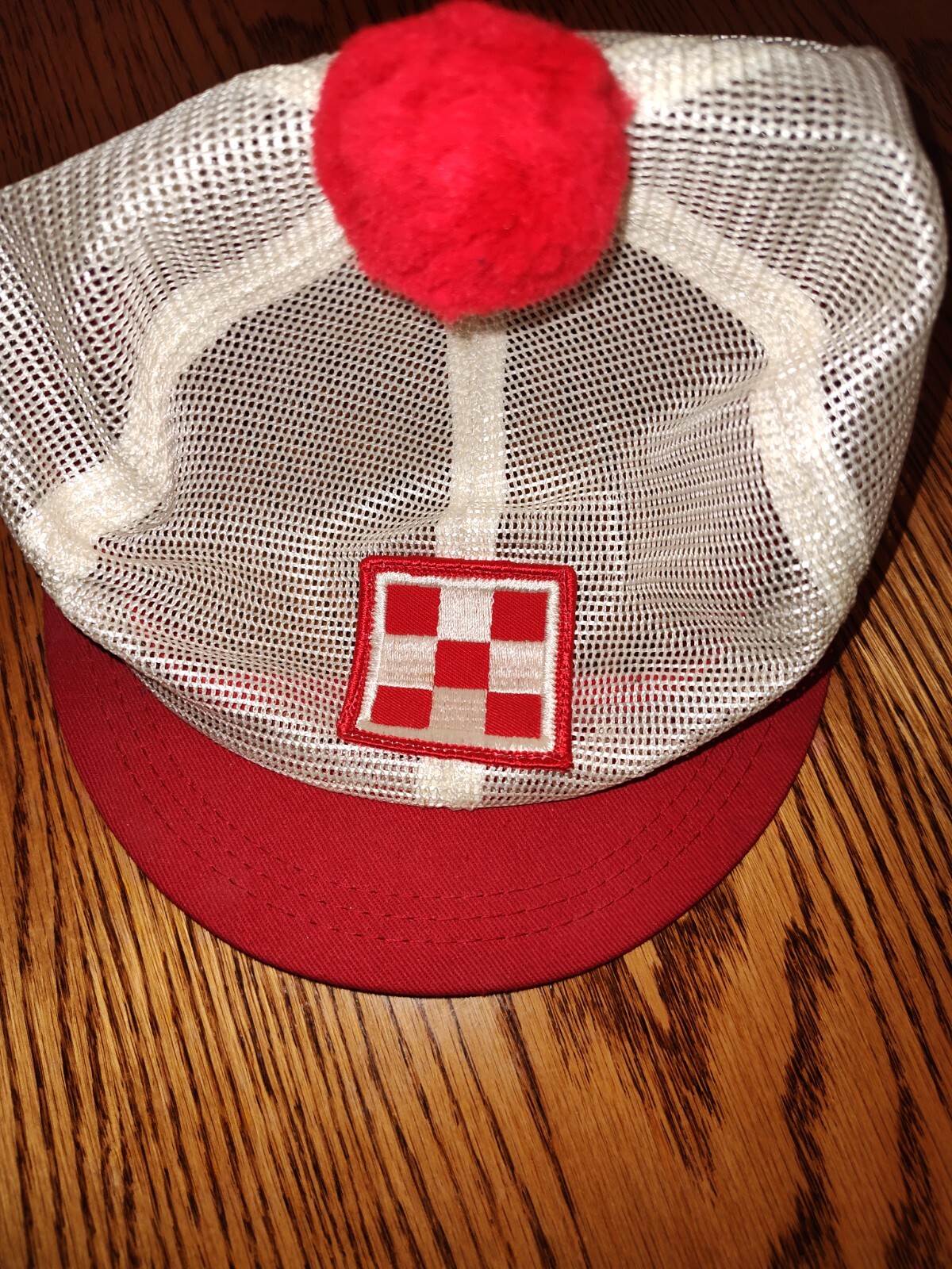 Vtg. Purina Dog Chow Ball Cap with logo, no words, Red ball on top Vtg. Purina Dog Chow Ball Cap with logo, no words, Red ball on top