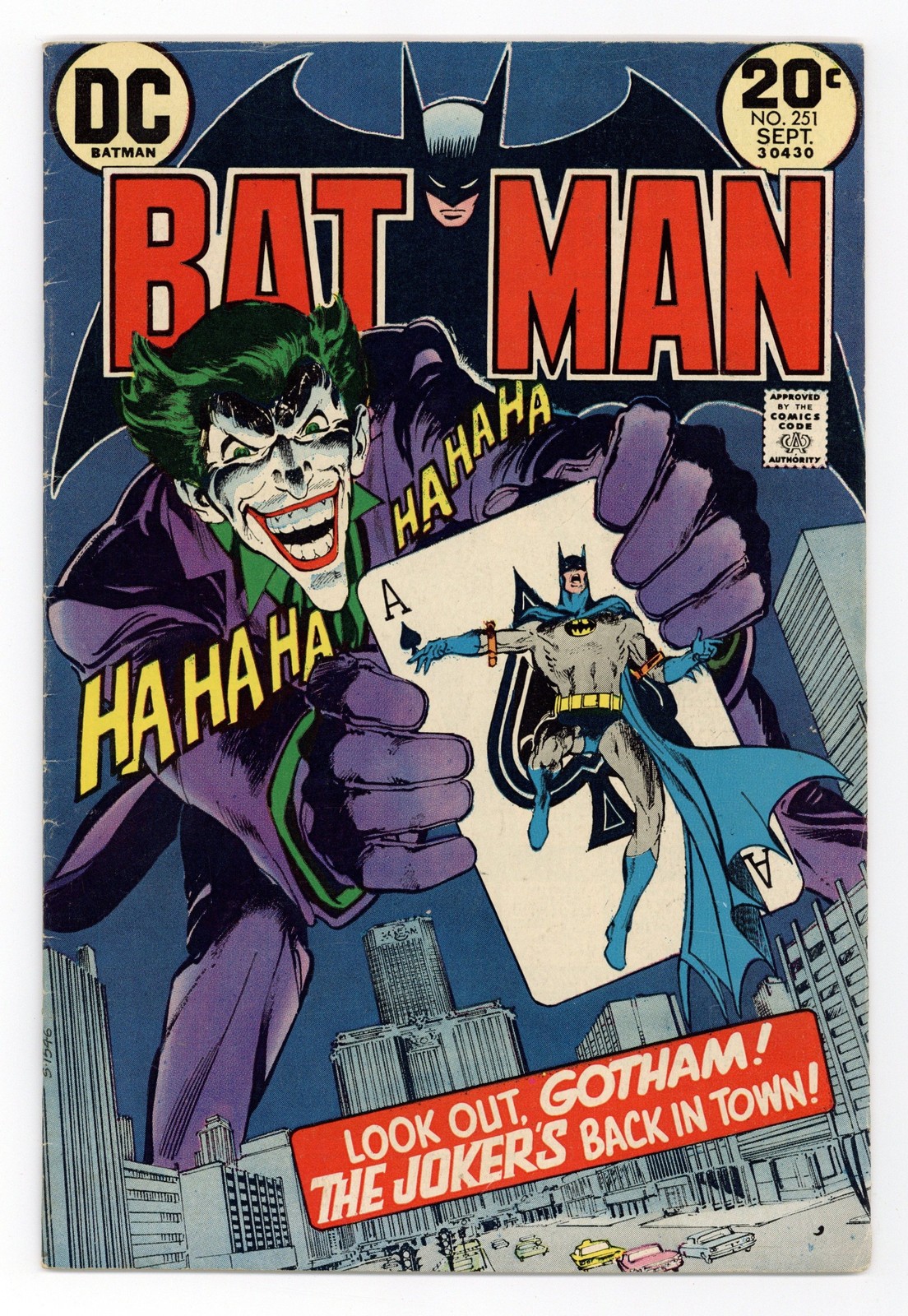 Batman #251 VG 4.0 1973