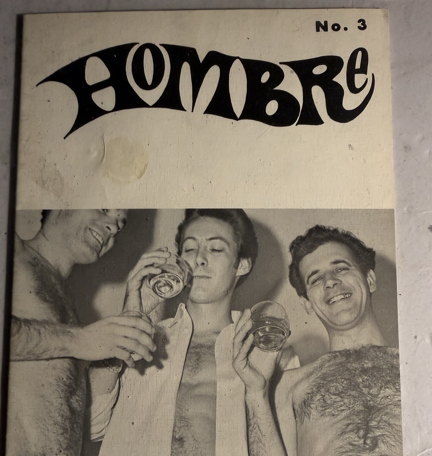 HOMBRE #3 1960’s  VINTAGE PHYSIQUE PHOTOGRAPHY & ART MAGAZINE GAY Interest